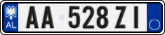 License plate of Albania, Cars (2011)