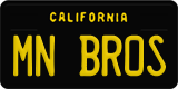 California, Vanity Plates