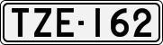 License plate of Finland, Cars