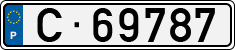 License plate of Portugal, Trailers