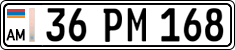 License plate of Armenia, Private owners