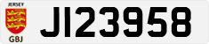 License plate of Jersey, Regular plates (J123456)