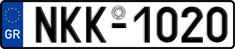 License plate of Greece, Cars