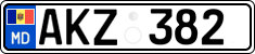 License plate of Moldova, Cars (2015)