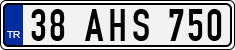 License plate of Turkey, Regular plates