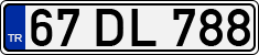 License plate of Turkey, Regular plates