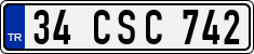 License plate of Turkey, Regular plates