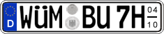 German license plate, Seasonal plates (Oldtimers)