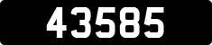 License plate of Guernsey, Regular plates