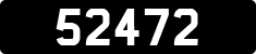 License plate of Guernsey, Regular plates