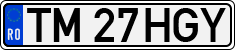License plate of Romania, Regular plates