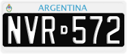 License plate of Argentina, Cars (1995, ABC 123)