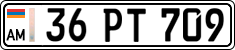 License plate of Armenia, Private owners