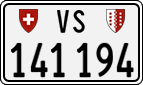 License plate of Switzerland, Cars