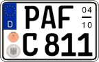 German license plate, Seasonal plates