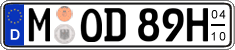 German license plate, Seasonal plates (Oldtimers)