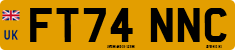 License plate of the United Kingdom, 2001 year system