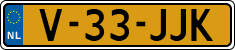 License plate of the Netherlands, Light Commercial Vehicles (1994 system)