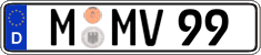 German license plate, Regular plates
