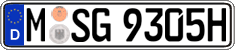 German license plate, Plates for oldtimers (type 