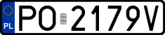License plates of Poland, Regular car plates