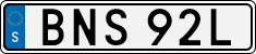License plate of Sweden, Regular plates