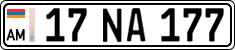License plate of Armenia, Private owners