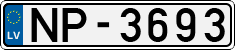 License plate of Latvia, Regular car plates
