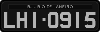 License plate of Brazil, Oldtimers (1990)