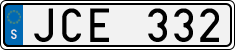 License plate of Sweden, Regular plates