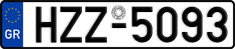 License plate of Greece, Cars
