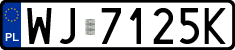 License plates of Poland, Regular car plates