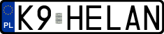 License plates of Poland, Vanity Plates