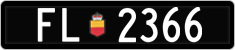License plate of Liechtenstein, Cars
