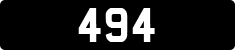 License plate of Guernsey, Regular plates