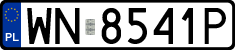 License plates of Poland, Regular car plates