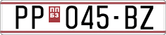 License plate of North Macedonia, Regular plates (1993)