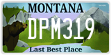 Montana, Specialty plates (ABC123)