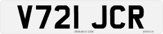 License plate of the United Kingdom, 1983 year system