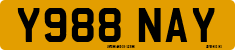 License plate of the United Kingdom, 1983 year system