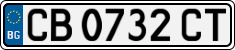 License plate of Bulgaria, Cars