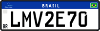 License plate of Brazil, Private owners (Mercosul)