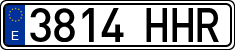 License plates of Spain, Ordinary (2000)