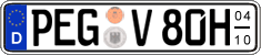 German license plate, Seasonal plates (Oldtimers)