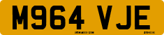License plate of the United Kingdom, 1983 year system