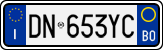 License plate of Italy, Cars (1994 year series)