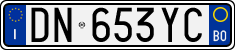 License plate of Italy, Cars (1994 year series)