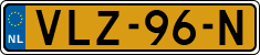 License plate of the Netherlands, Light Commercial Vehicles (1994 system)