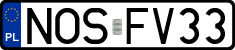License plates of Poland, Regular car plates