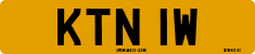 License plate of the United Kingdom, 1963 year system